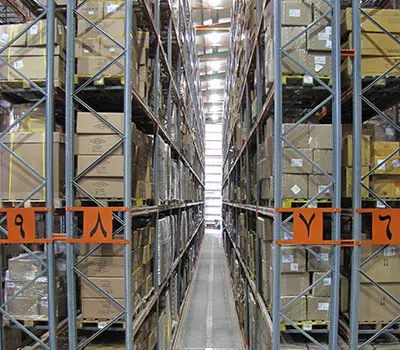 قفسه بندی پالت راک راهرو باریک