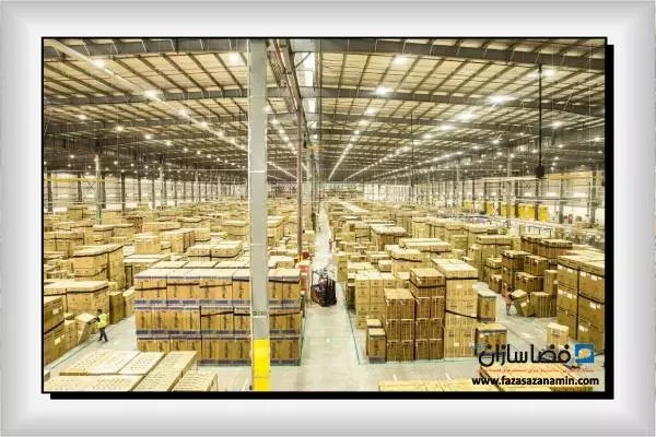 انبار آمازون در تگزاس