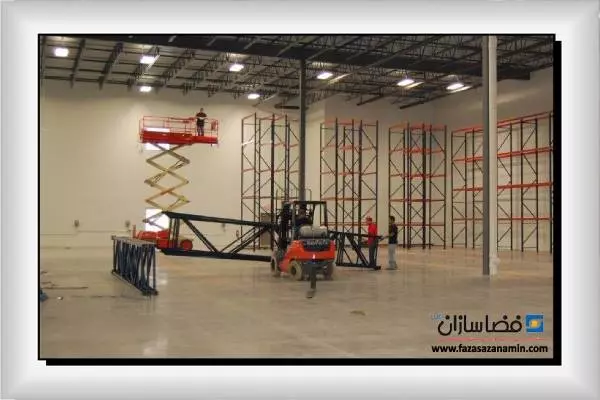 هزینه نصب قفسه و راه اندازی انبار