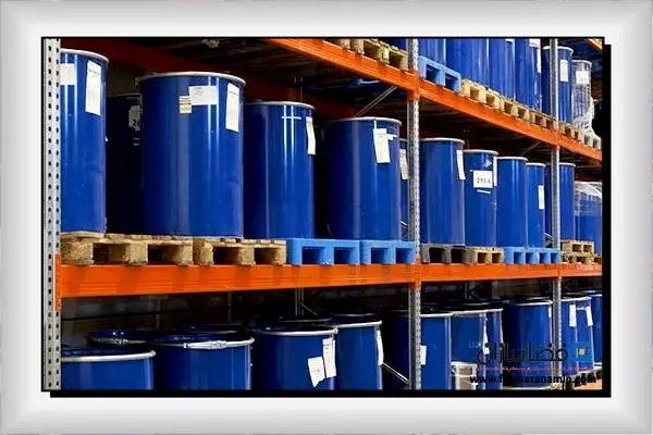 قفسه فلزی برای انبار مواد شیمیایی