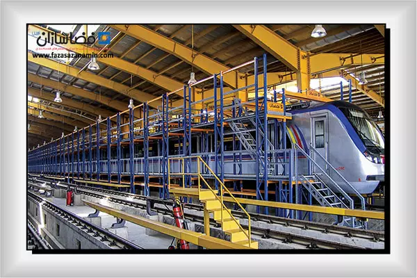 خرید انواع قفسه بندی انبار فضاسازان امین