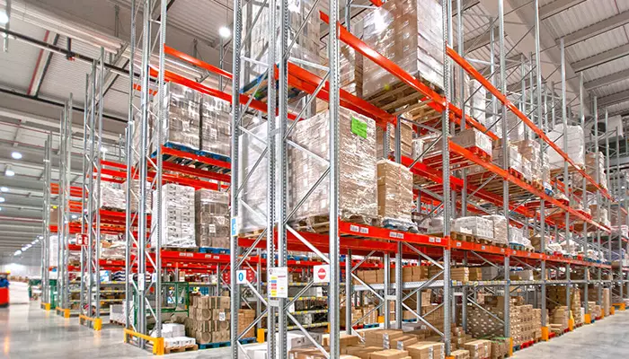  قفسه بندی پالت راک انبار کارخانه‌ها