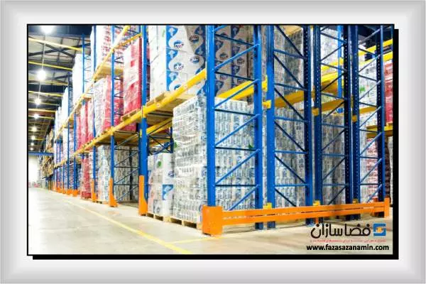 قفسه فلزی دو عمقی