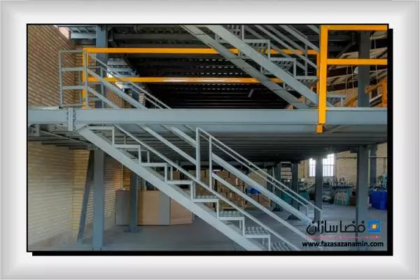 قفسه نیم طبقه راک