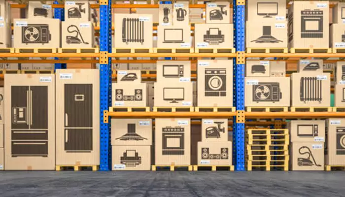 قفسهبندی انبار لوازم خانگی