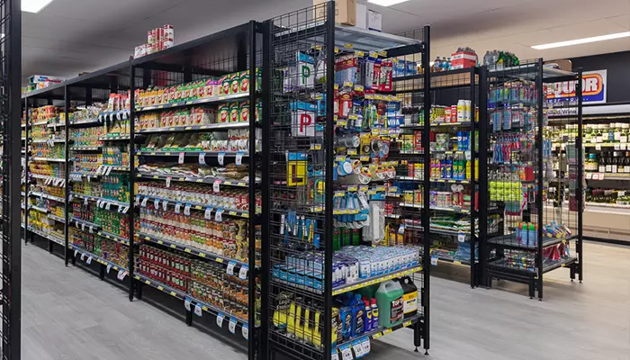 قفسه بندی فروشگاهی سوپرمارکت