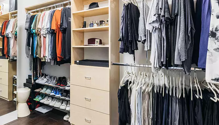 قفسه بندی کردن کمد دیواری ریلی