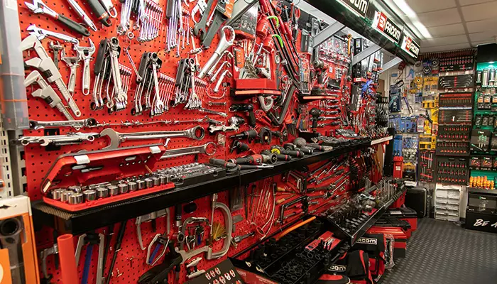 اصول قفسه بندی در مغازه ابزار فروشی